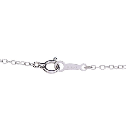Mikimoto 18K White Gold Akoya Pearl 5.5mm Station Necklace 5 of 6