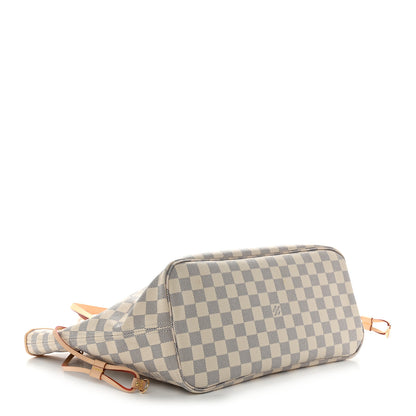 Louis Vuitton Damier Azur Neo Neverfull MM Rose Ballerine 5 of 10