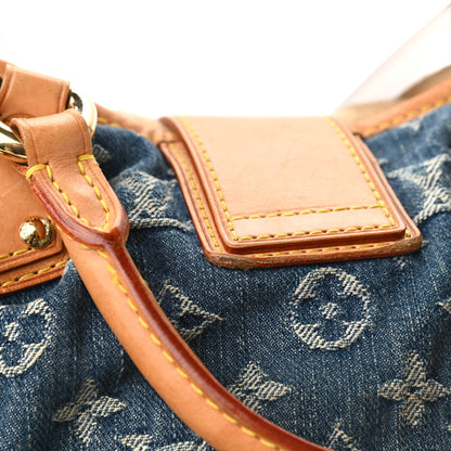 Louis Vuitton Monogram Denim Pleaty Blue 14 of 15