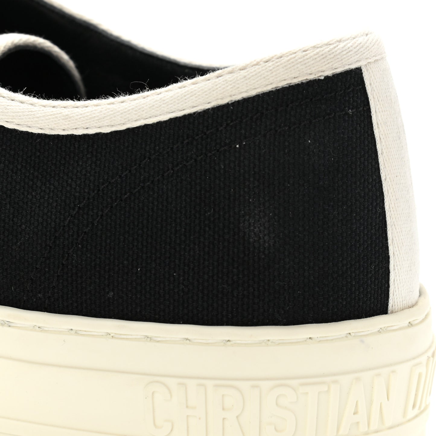 Canvas Walk'N'Dior Low Top Sneakers 39.5 Black