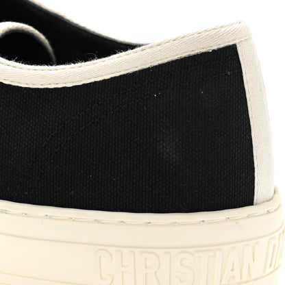 Christian Dior Canvas Walk'N'Dior Low Top Sneakers 39.5 Black 9 of 10