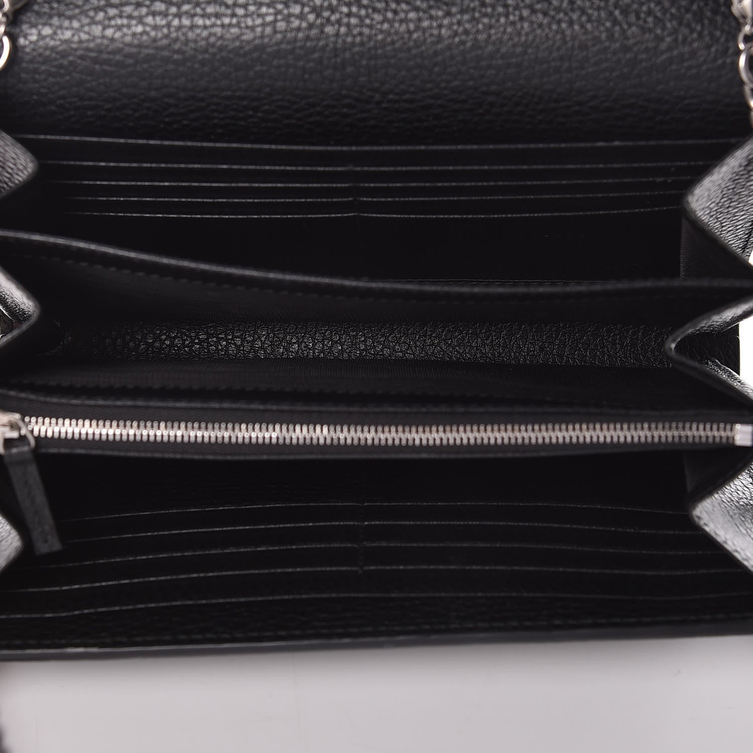 Gucci Calfskin Mini Dionysus Chain Wallet Black 7 of 11
