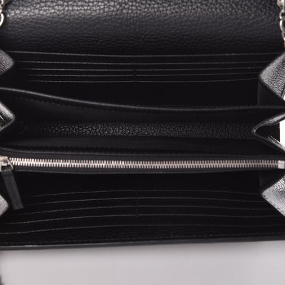 Gucci Calfskin Mini Dionysus Chain Wallet Black 7 of 11