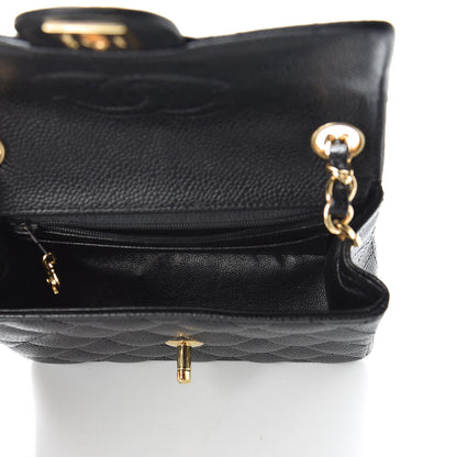 Chanel Caviar Quilted Mini Square Flap Black 7 of 9
