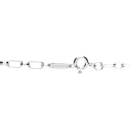 Tiffany Sterling Silver Heart Lock Pendant Link Necklace 4 of 7