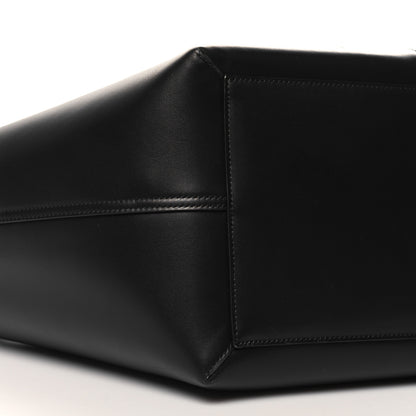 Saint Laurent Smooth Calfskin Maxi Trapezoid Shopping Tote Black 6 of 7