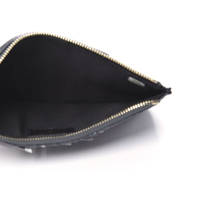 Chanel Iridescent Caviar Quilted Classic Flat Wallet Pouch Black 5 of 10