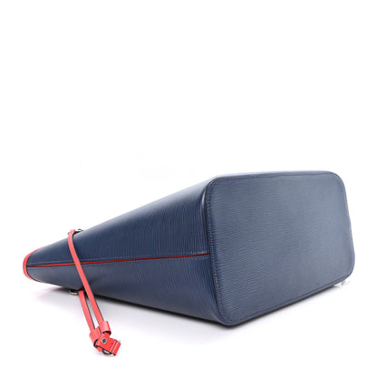 Louis Vuitton Epi Neverfull MM Indigo Coquelicot 4 of 10