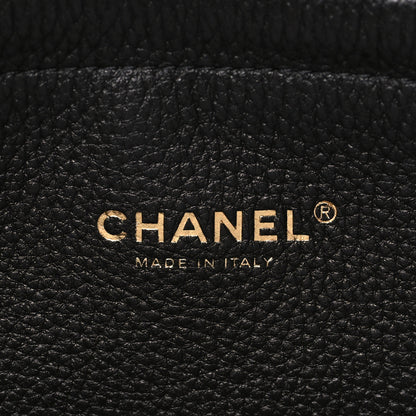 Chanel Grained Calfskin Suede Urban Essentials Large Shopping Bag Dark Beige Black Dark Beige Black 6 of 10