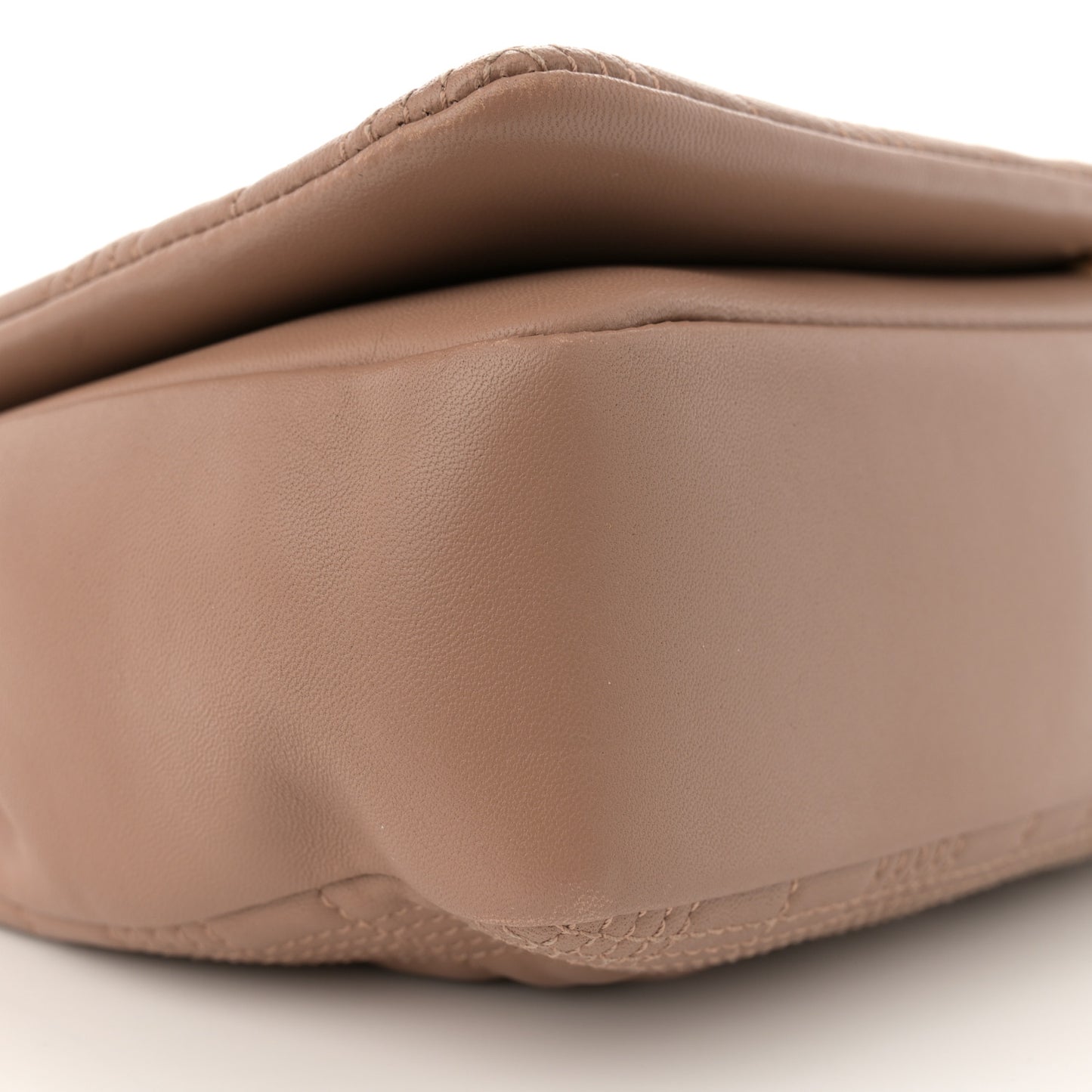 Lambskin Quilted Medium Lola Bag Camel