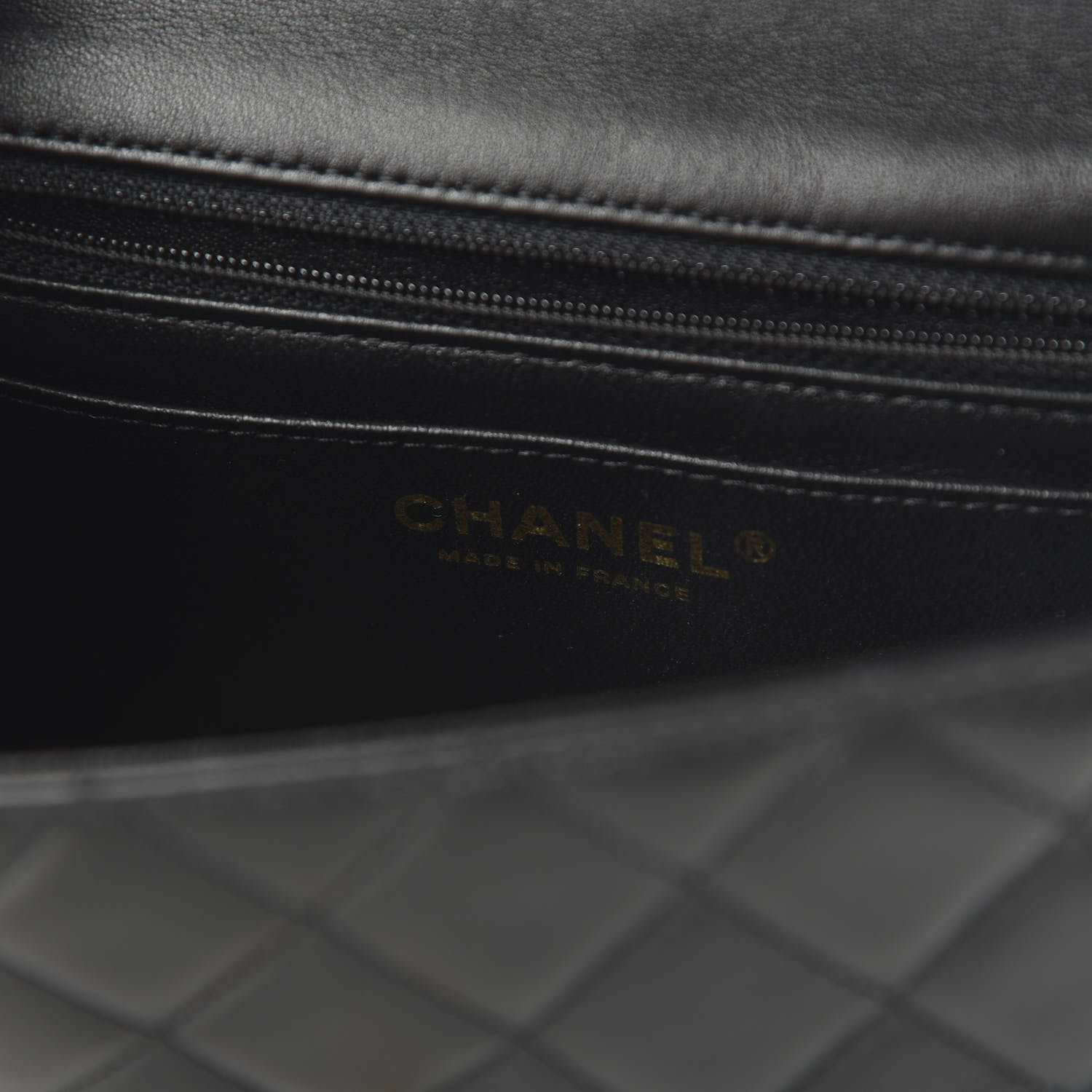 Chanel Lambskin Quilted Mini Rectangular Flap Black 8 of 11