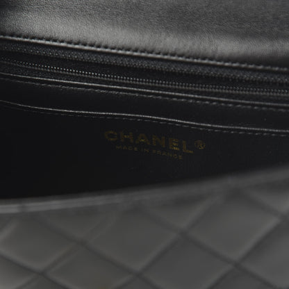 Chanel Lambskin Quilted Mini Rectangular Flap Black 8 of 11