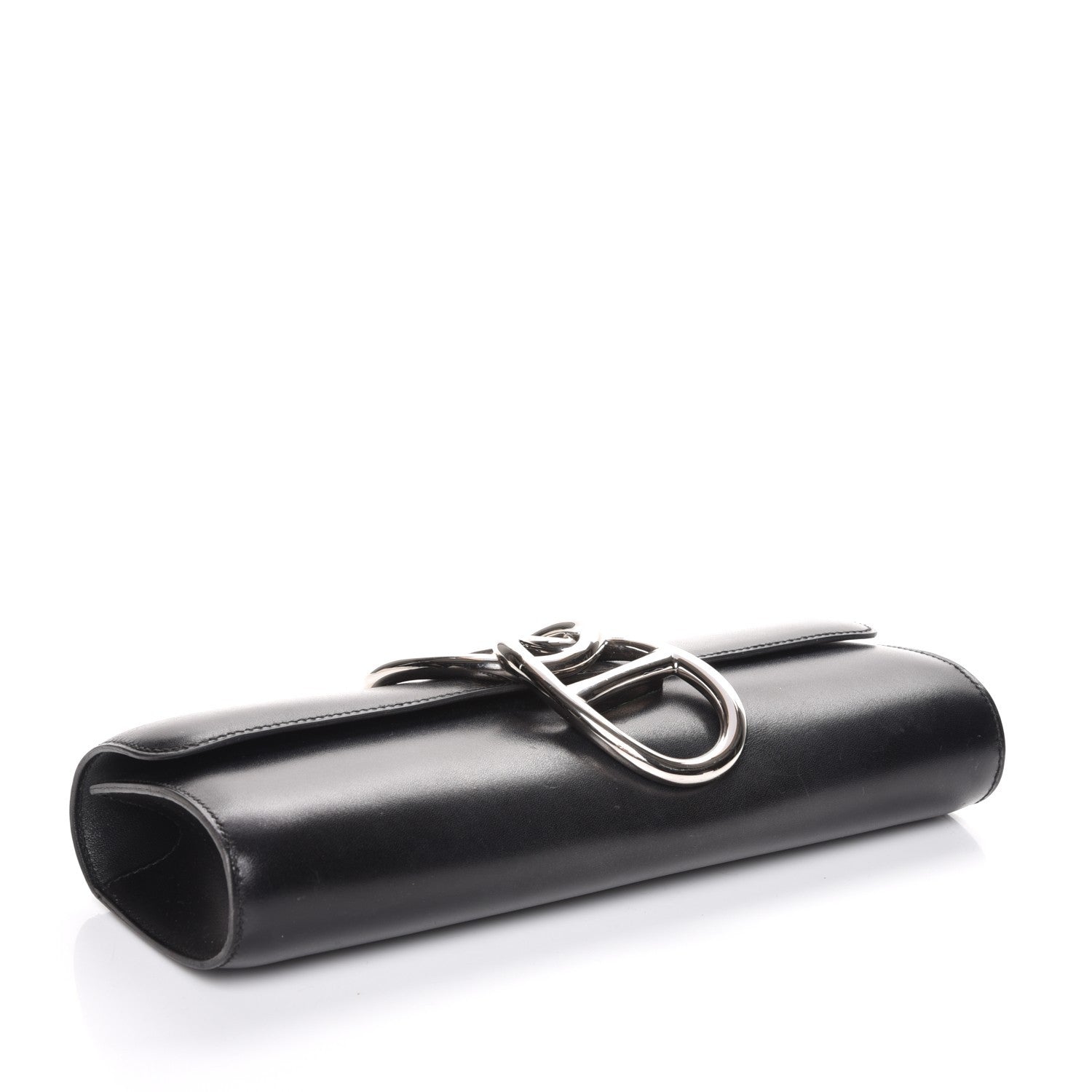 Hermes Tadelakt Egee Clutch Black 4 of 7