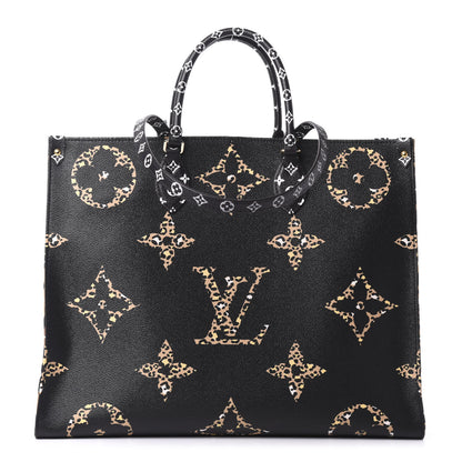 Louis Vuitton Monogram Giant Jungle Onthego GM Black 1 of 9