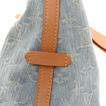 Louis Vuitton Monogram Denim CarryAll PM Sky Blue 7 of 12