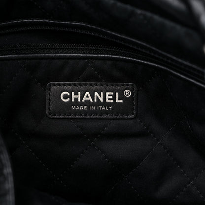 Chanel Shiny Calfskin Quilted Chanel 22 Black 7 of 10