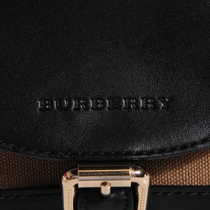 Burberry Canvas House Check Small Henham Crossbody Black 9 of 13