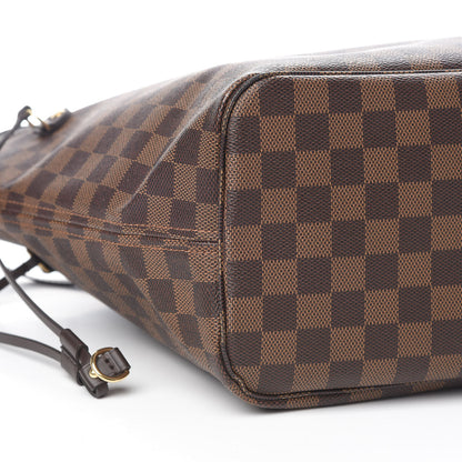 Louis Vuitton Damier Ebene Neo Neverfull MM Rose Ballerine 10 of 12