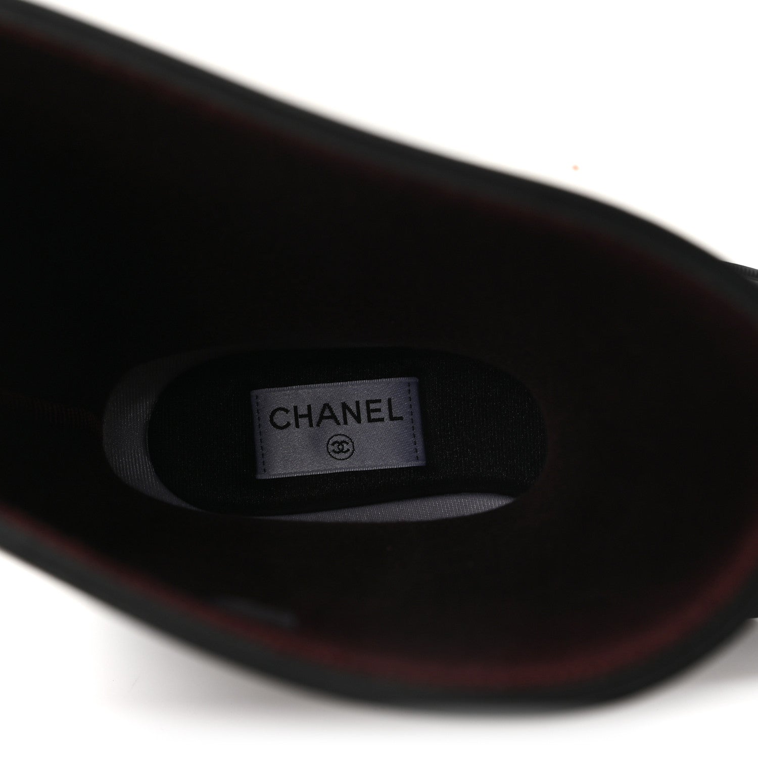 Chanel Caoutchouk CC High Boots 38 Black 8 of 9