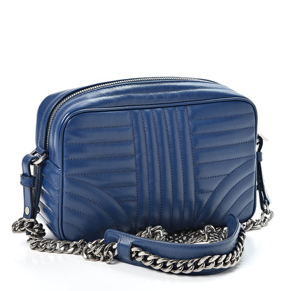 Prada Soft Calfskin Diagramme Crossbody Bag Bluette 2 of 8