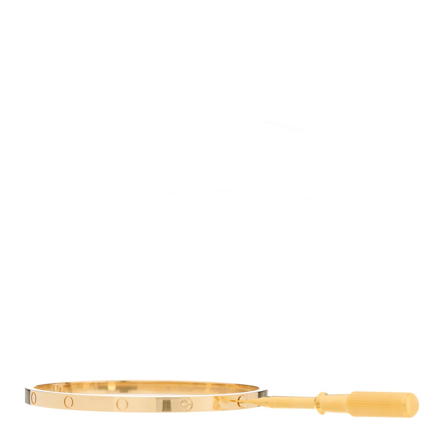 18K Yellow Gold Small LOVE Bracelet 17