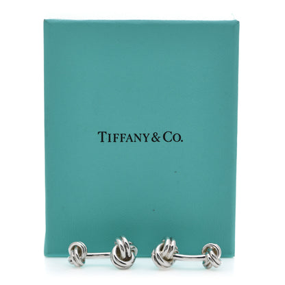 Tiffany Sterling Silver Double Knot Cufflinks 4 of 4