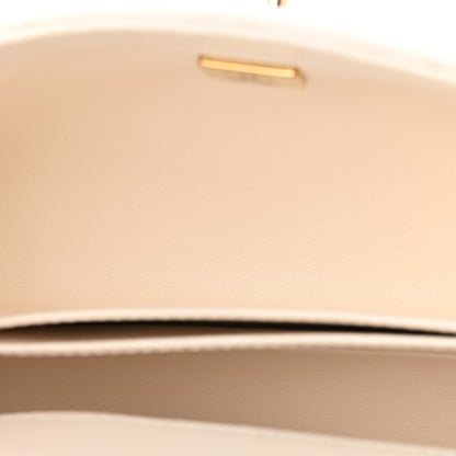 Chanel Caviar Quilted Mini Coco Handle Flap White 5 of 11