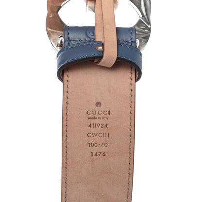 Gucci Guccissima Signature Interlocking G 40mm Belt 100 40 Thunder 3 of 4