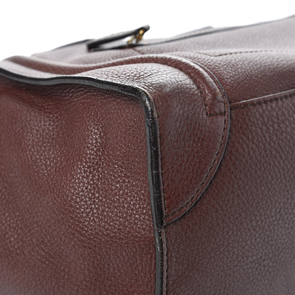Celine Pebbled Calfskin Mini Luggage Chocolate 8 of 12