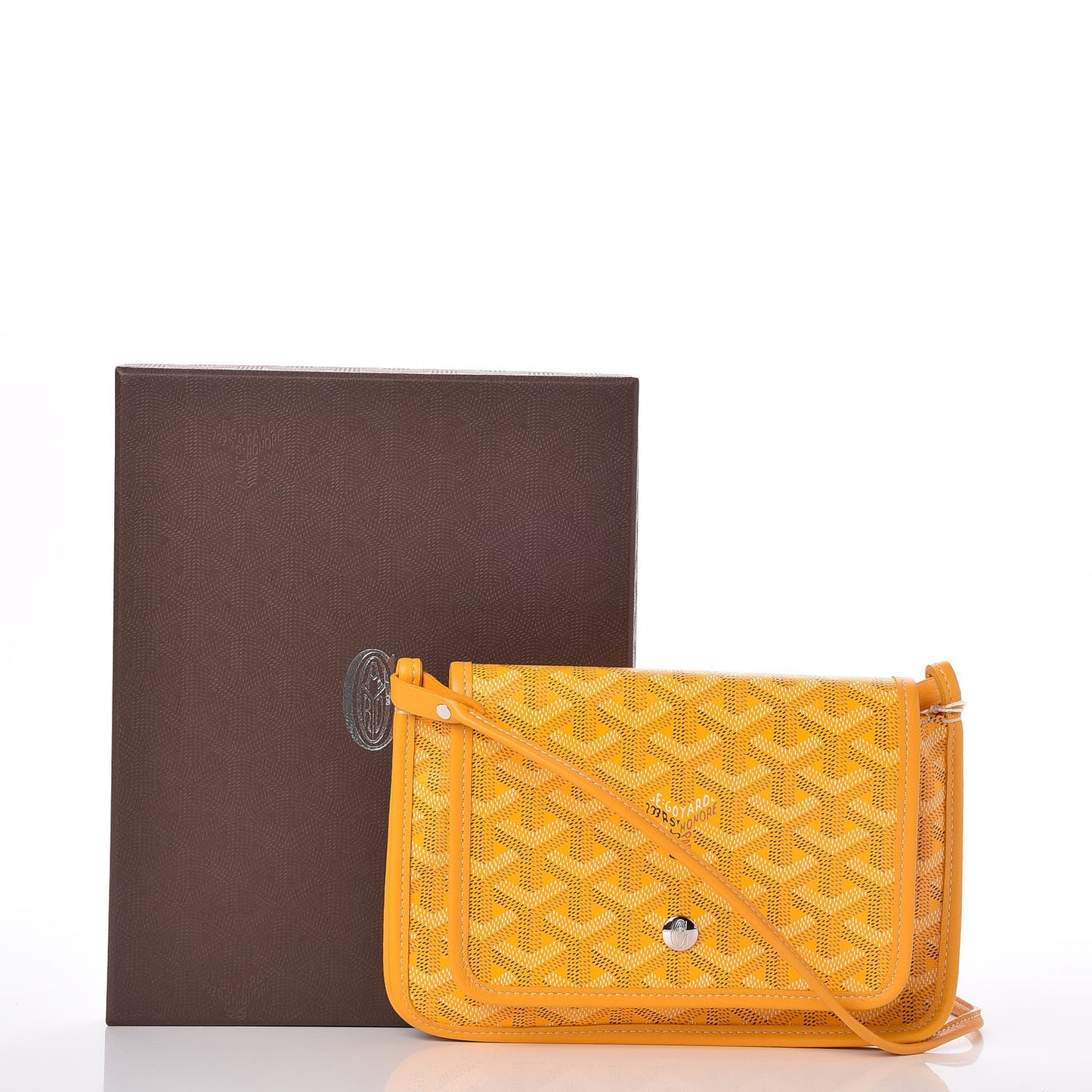 Goyardine Plumet Wallet Clutch Yellow