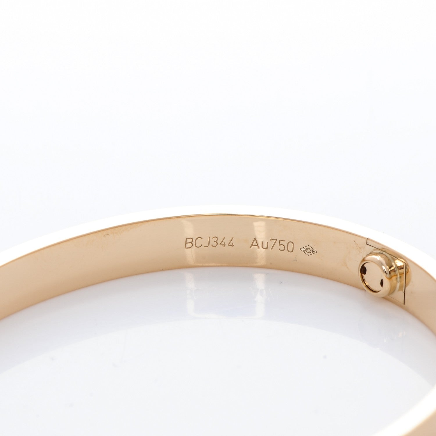 Cartier 18K Yellow Gold LOVE Bracelet 17 5 of 8