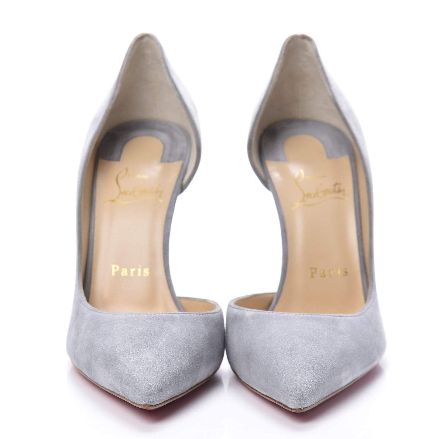 Veau Velour Iriza 100 Pumps 37.5 Gray