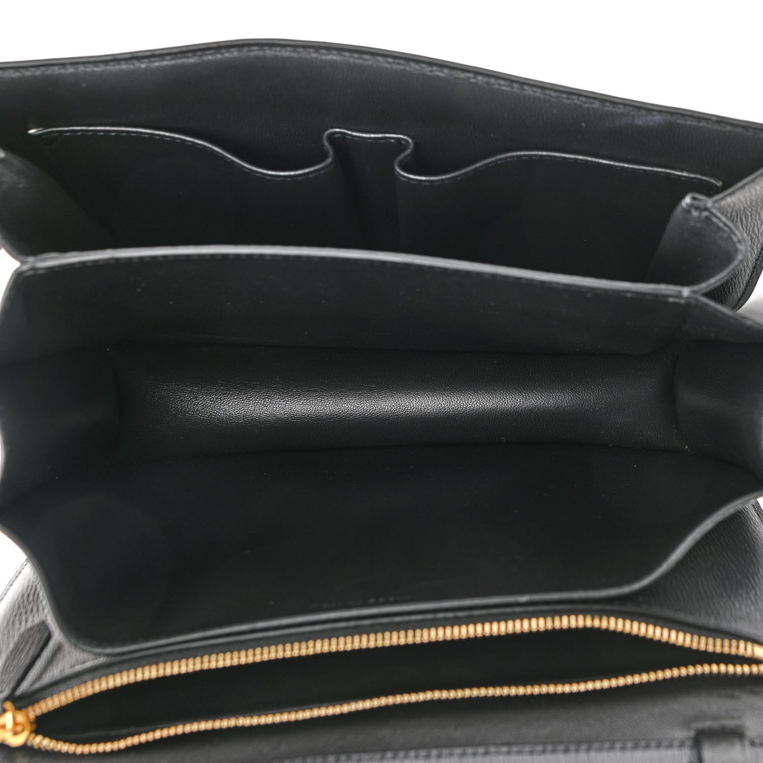 Celine Liege Calfskin Medium Classic Box Flap Bag Black 5 of 10