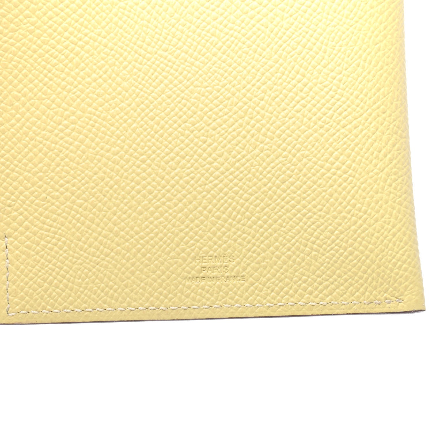 Hermes Epsom Tarmac PM Passport Holder Jaune Poussin 6 of 8