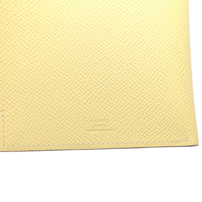 Hermes Epsom Tarmac PM Passport Holder Jaune Poussin 6 of 8