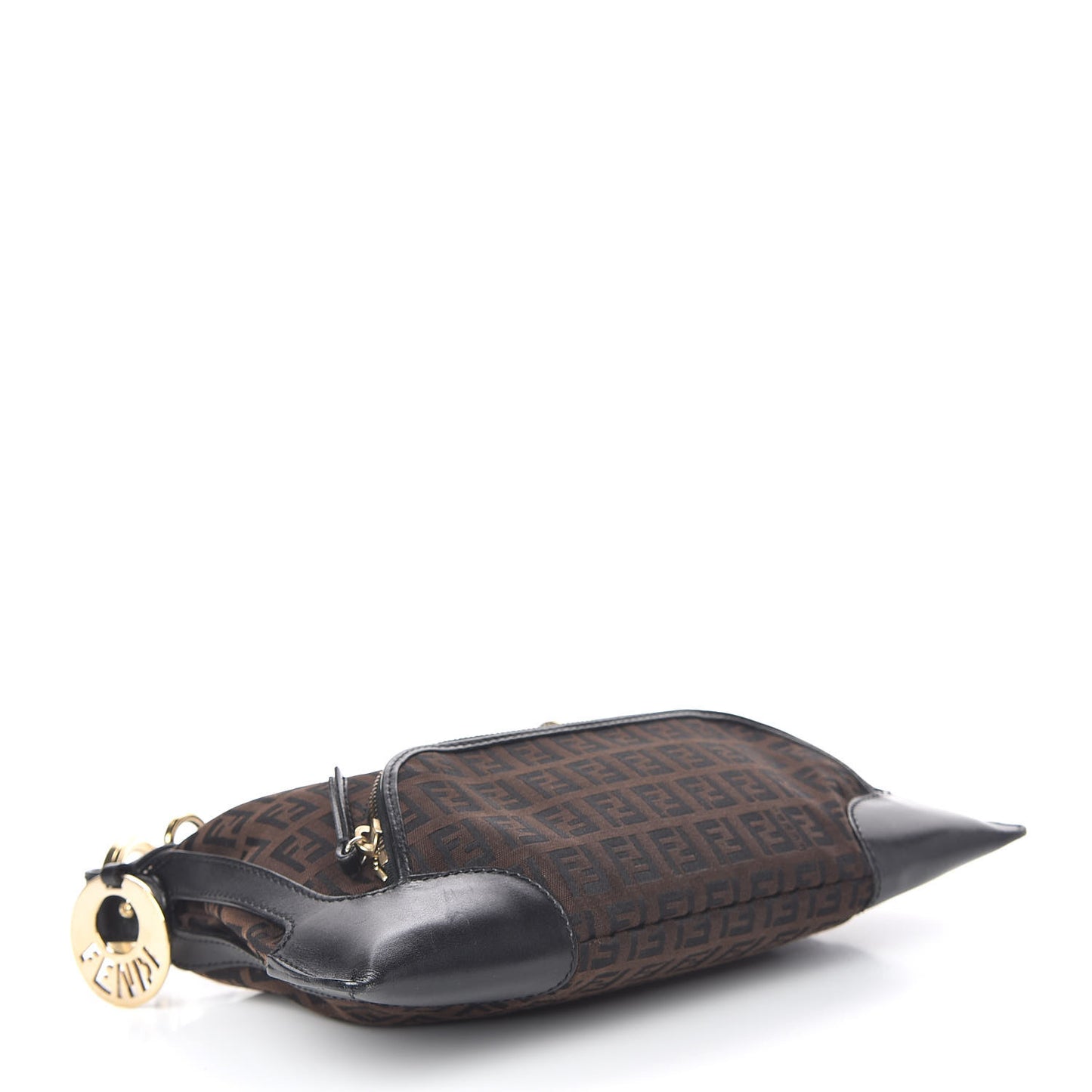 Zucchino Cuoio Small Chef Pocket Shoulder Bag Black Moro