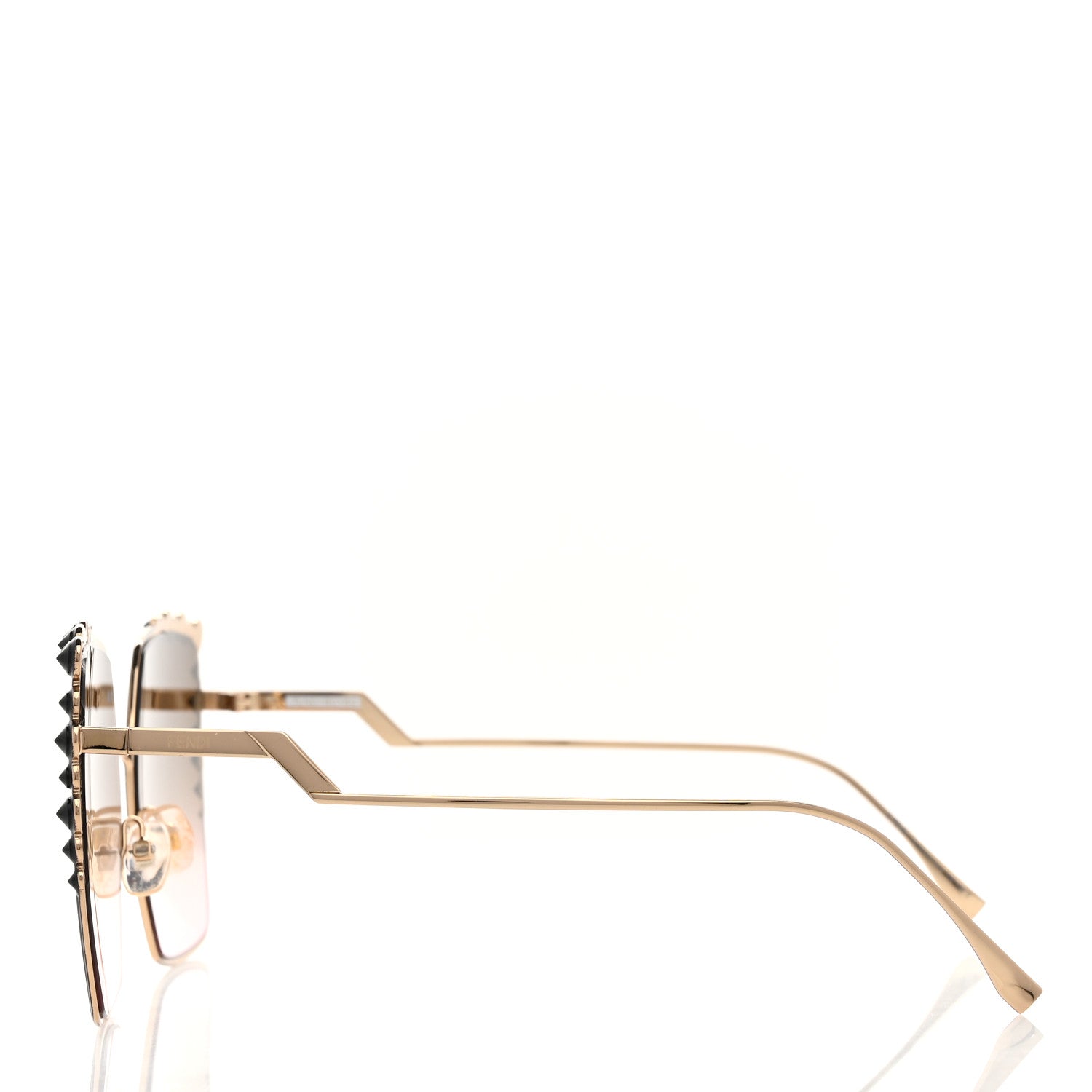 Fendi Square Dots Sunglasses FF 0259/S Black 3 of 8