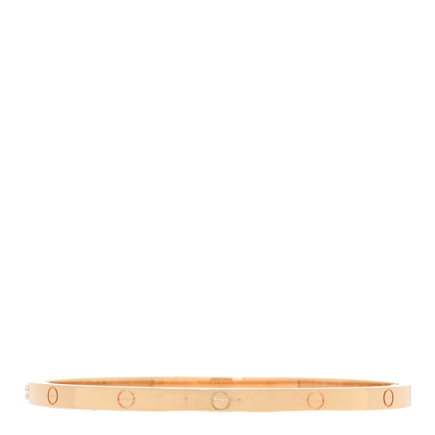 18K Yellow Gold Small LOVE Bracelet 17