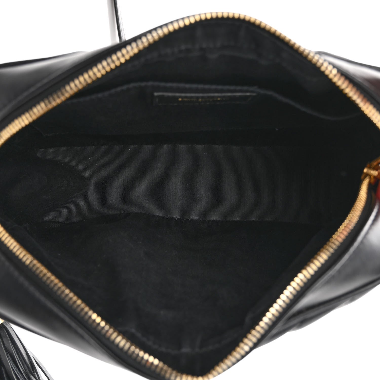 Saint Laurent Calfskin Matelasse Monogram Lou Camera Bag Black 5 of 9