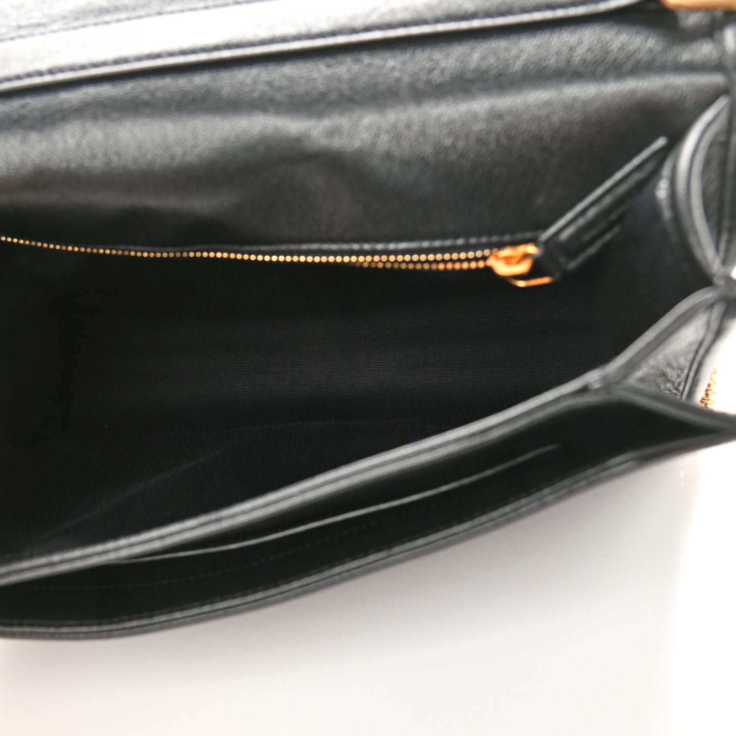 Lambskin Quilted Mini Becky Chain Bag Black