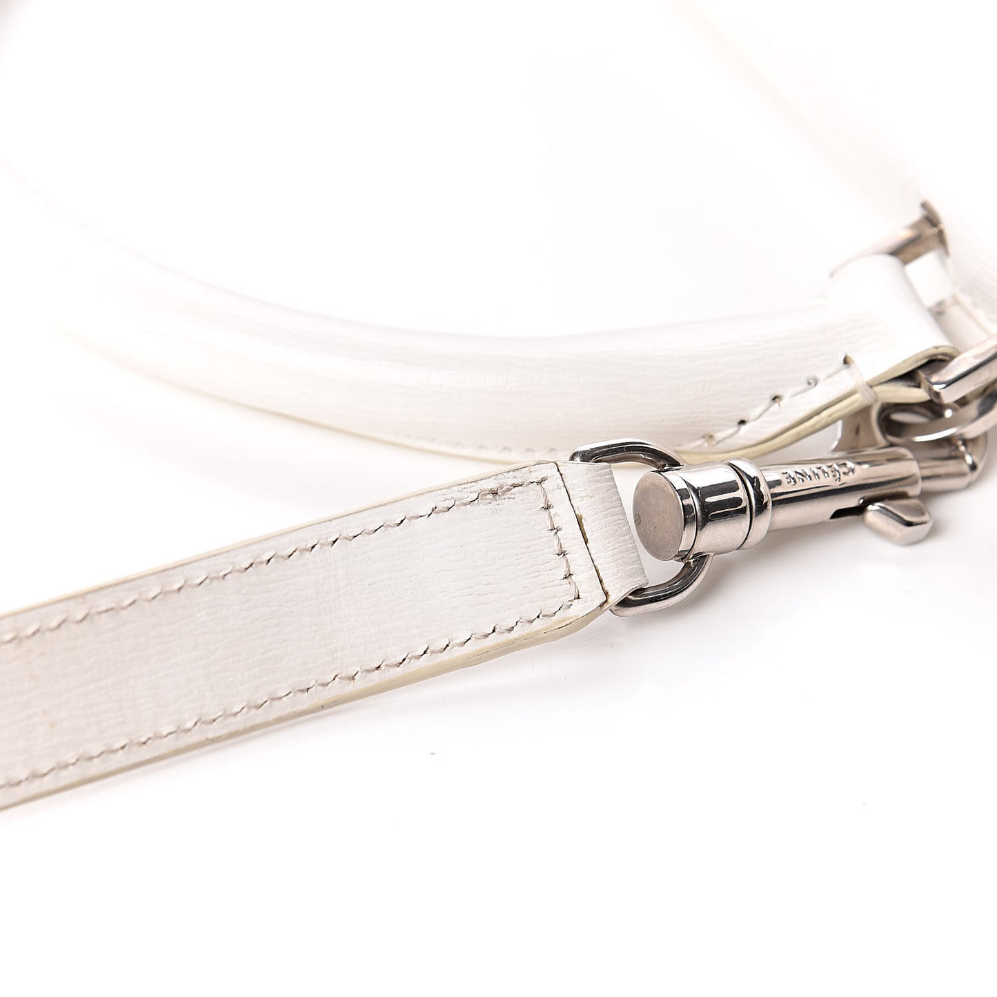 Liege Calfskin Small Trapeze White