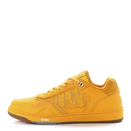 Christian Dior Smooth Calfskin Oblique Galaxy Mens B27 Low Top Sneakers 43 Yellow 1 of 8