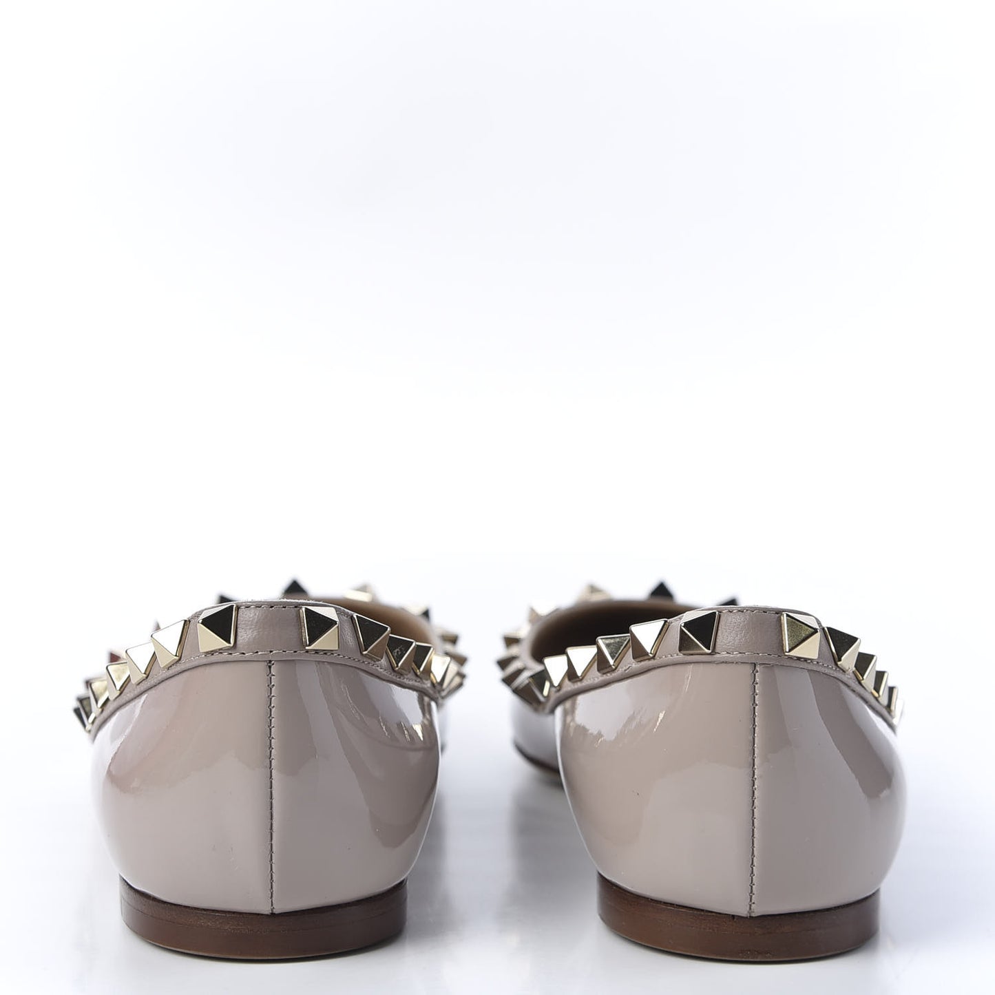 Patent Rockstud Ballerina Flats 36 Poudre