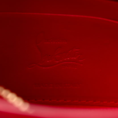 Christian Louboutin Patent Psychic Loubitwist Clutch Loubi 6 of 9