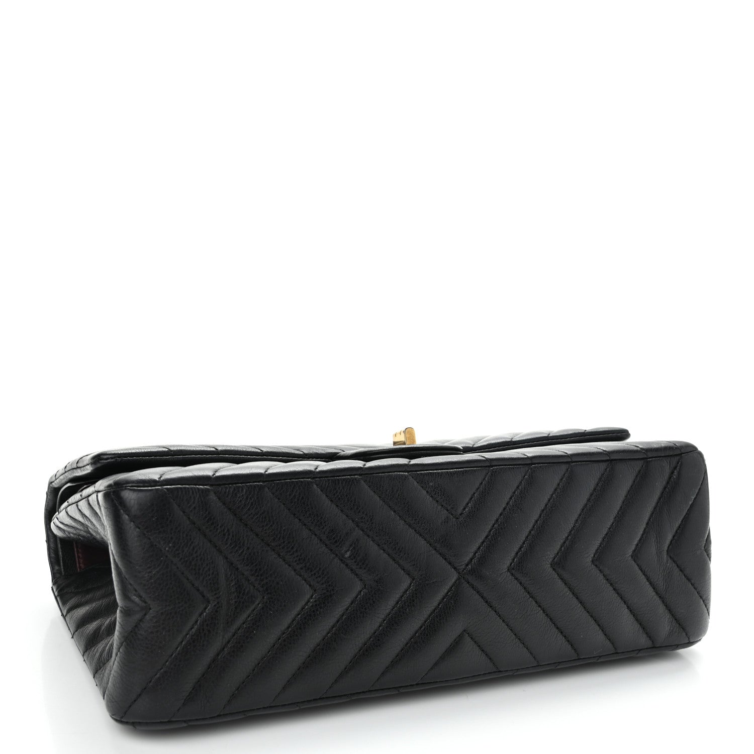 Chanel Sheepskin Chevron Quilted 2.55 Reissue 226 Flap Black 4 of 14