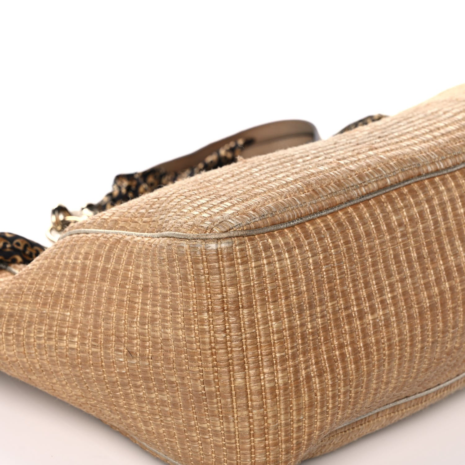 Gucci Natural Straw Large Positano Tote 11 of 19