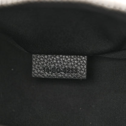 Christian Dior Grained Calfskin Oblique Scarab Sling Bag Blue Black 7 of 11