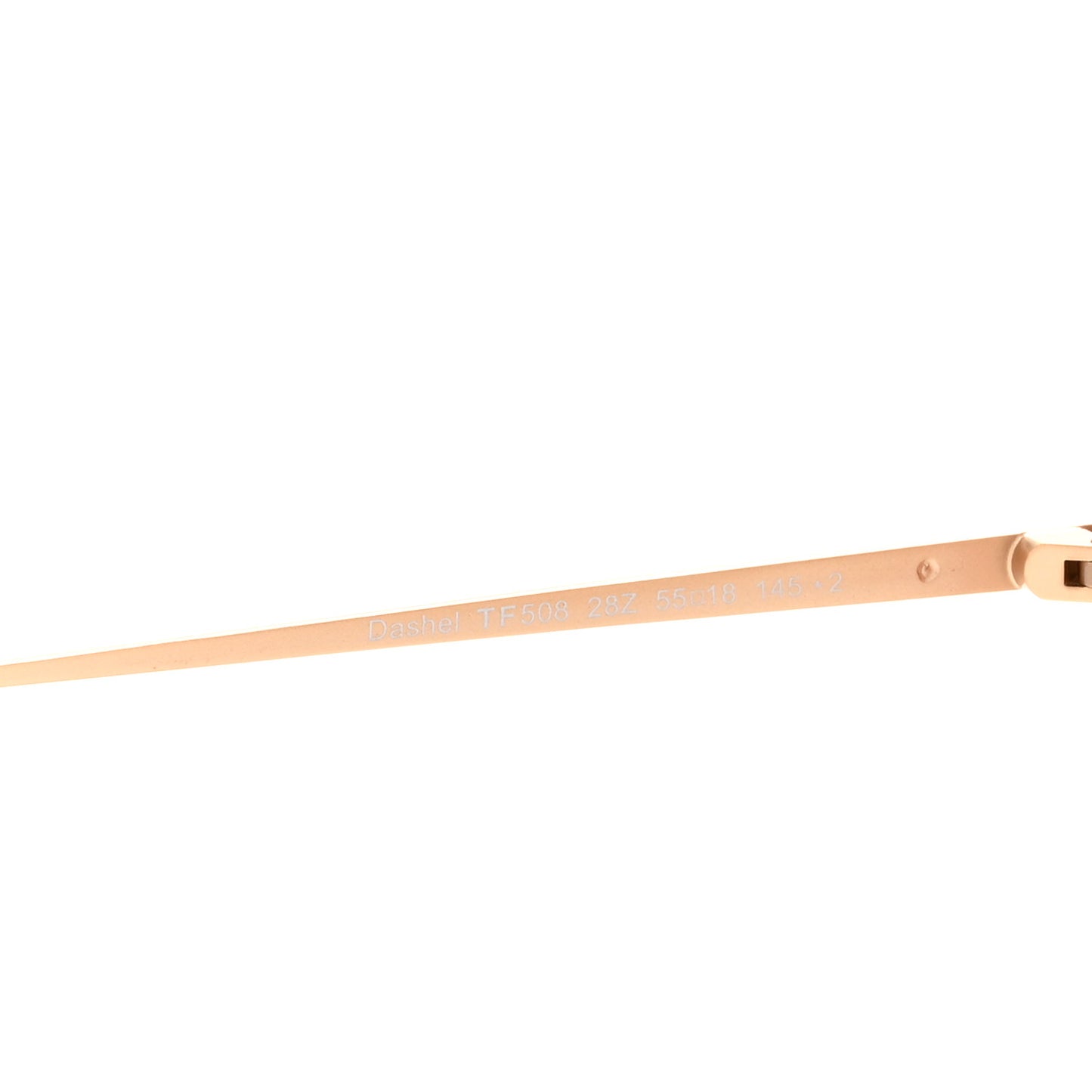 Dashel Sunglasses TF508 Rose Gold