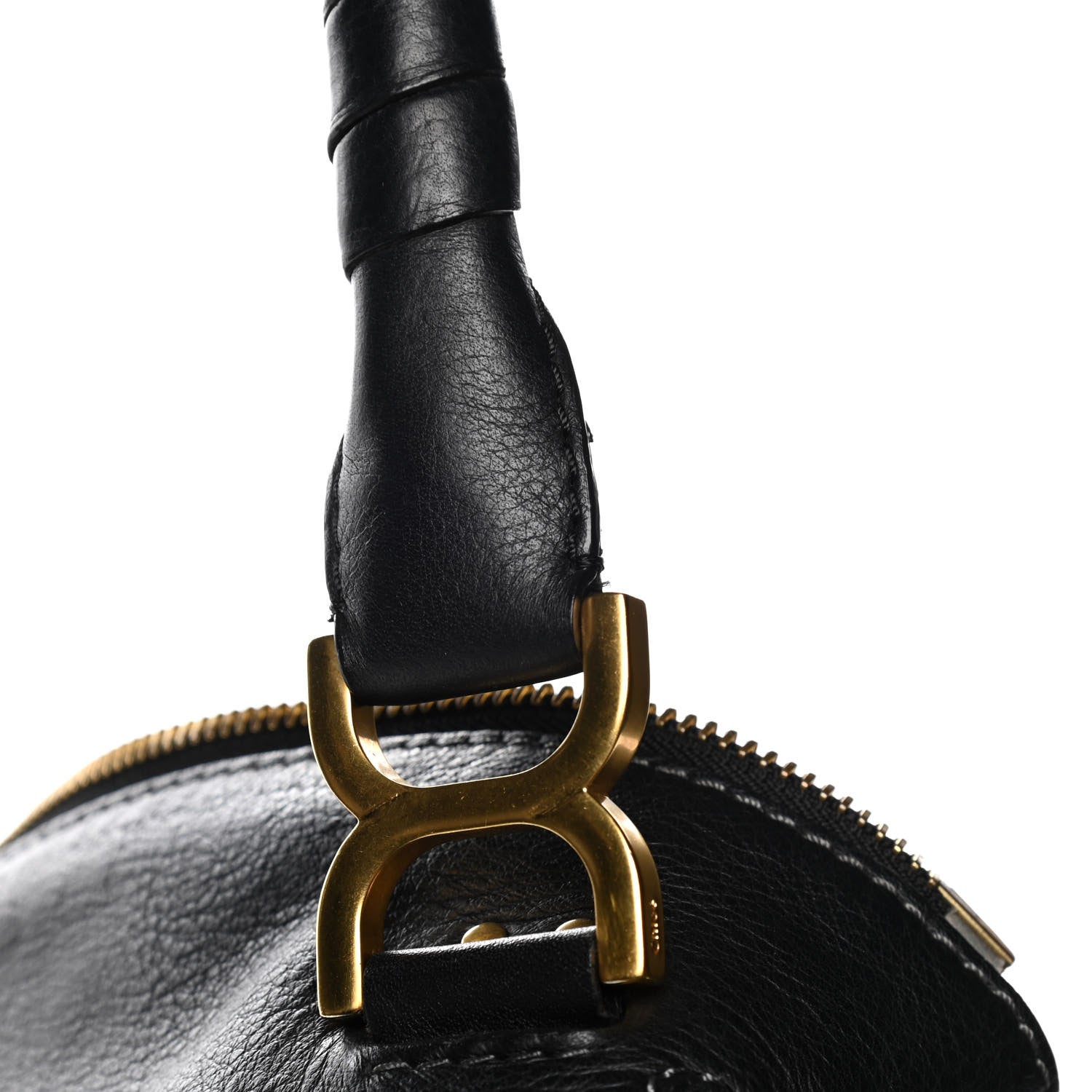 Chloe Calfskin Medium Marcie Satchel Black 13 of 14