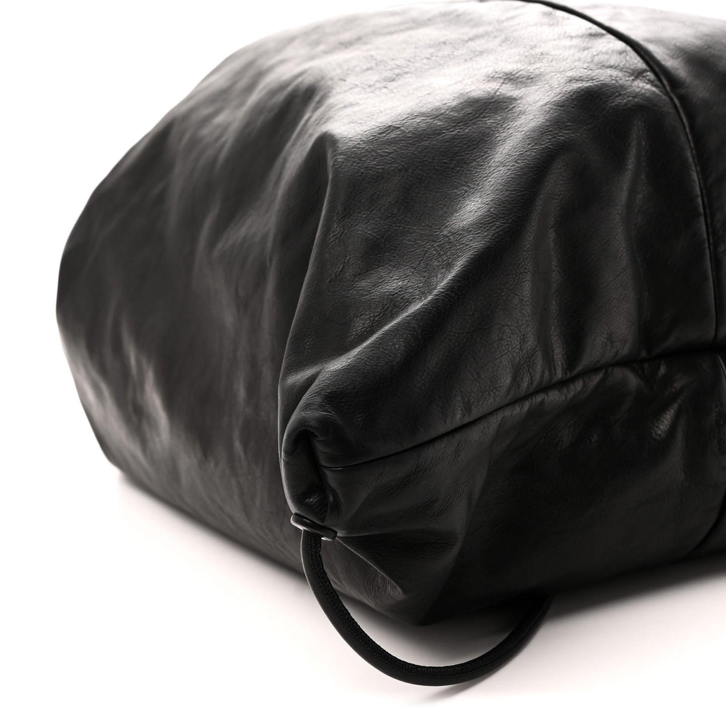 Nappa Puffy Backpack Black